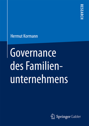 Governance des Familienunternehmens von Kormann,  Hermut