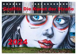 Graffiti: Die Kunst der Straße (Tischkalender 2024 DIN A5 quer), CALVENDO Monatskalender von Rogalski,  Solveig