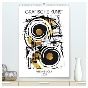 GRAFISCHE KUNST (hochwertiger Premium Wandkalender 2024 DIN A2 hoch), Kunstdruck in Hochglanz von Viola,  Melanie