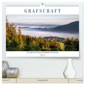 Grafschaft, ein Dorf im Schmallenberger Sauerland (hochwertiger Premium Wandkalender 2024 DIN A2 quer), Kunstdruck in Hochglanz von Bücker,  Heidi