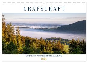 Grafschaft, ein Dorf im Schmallenberger Sauerland (Wandkalender 2024 DIN A2 quer), CALVENDO Monatskalender von Bücker,  Heidi