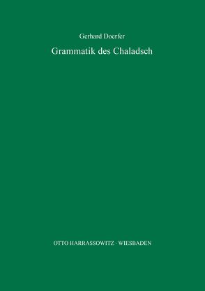 Grammatik des Chaladsch von Doerfer,  Gerhard