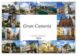 Gran Canaria Die Stadt Las Palmas (Wandkalender 2024 DIN A3 quer), CALVENDO Monatskalender von Meutzner,  Dirk