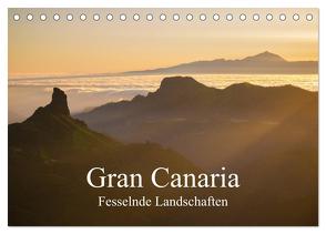 Gran Canaria – Fesselnde Landschaften (Tischkalender 2024 DIN A5 quer), CALVENDO Monatskalender von Wasilewski,  Martin