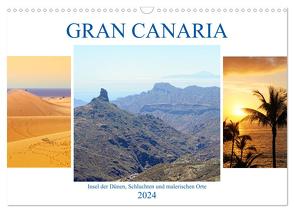 Gran Canaria – Insel der Dünen, Schluchten und malerischen Orte (Wandkalender 2024 DIN A3 quer), CALVENDO Monatskalender von Frost,  Anja