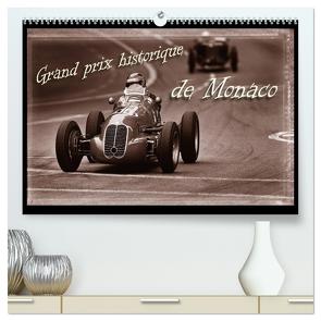 Grand Prix historique de Monaco (hochwertiger Premium Wandkalender 2024 DIN A2 quer), Kunstdruck in Hochglanz von Bau,  Stefan