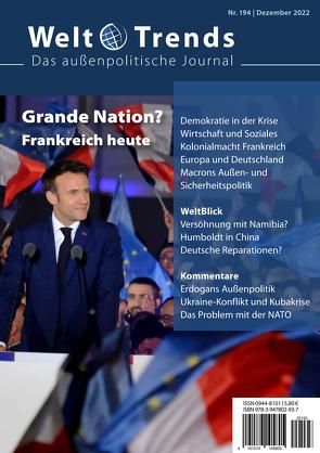 Grande Nation? von Crome,  Erhard, Ette,  Ottmar, Gündüz,  Zuhal Yeşilyurt, Hudson,  Kate, Krämer,  Raimund, Masseret,  Jean-Pierre, Melber,  Henning, Neelsen,  John P., Ren,  Haiyan, Ruf,  Werner, Seidendorf,  Stefan, Stahl,  Bernhard, Standke,  Klaus-Heinrich, Trenin,  Dmitrij