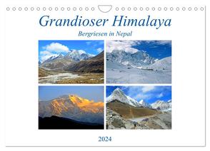 Grandioser Himalaya, Bergriesen in Nepal (Wandkalender 2024 DIN A4 quer), CALVENDO Monatskalender von Senff,  Ulrich