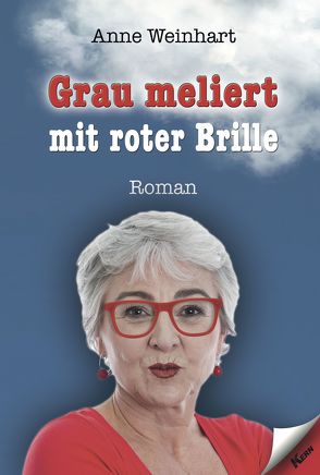 Grau meliert mit roter Brille von Weinhart,  Anne