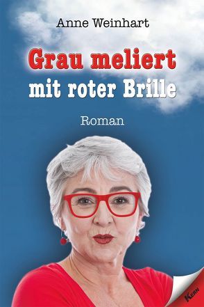 Grau meliert mit roter Brille von Weinhart,  Anne