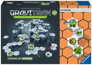 Ravensburger GraviTrax PRO Starter-Set Extreme – Erweiterbare Kugelbahn für Kinder, Interaktive Murmelbahn, Lernspielzeug und Konstruktionsspielzeug ab 8 Jahren