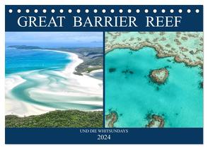 Great Barrier Reef und die Whitsundays (Tischkalender 2024 DIN A5 quer), CALVENDO Monatskalender von Styppa,  Robert