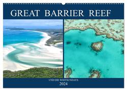 Great Barrier Reef und die Whitsundays (Wandkalender 2024 DIN A2 quer), CALVENDO Monatskalender von Styppa,  Robert