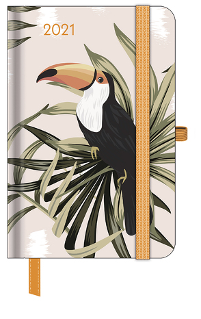 GreenLine Diary Jungle 2021 – Buchkalender – Taschenkalender – 10×15