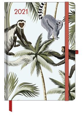 GreenLine Diary Jungle 2021 – Buchkalender – Taschenkalender – 16×22