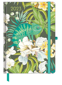 GreenLine Diary Jungle 2023 – Buchkalender – Taschenkalender – 16×22