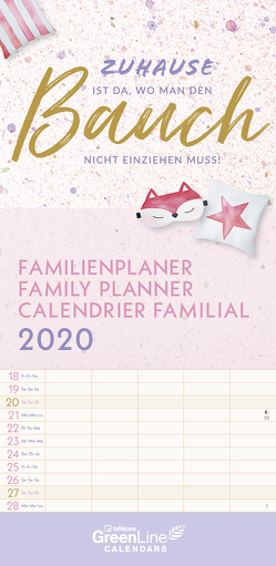 GreenLine Zuhause 2020 Familienplaner