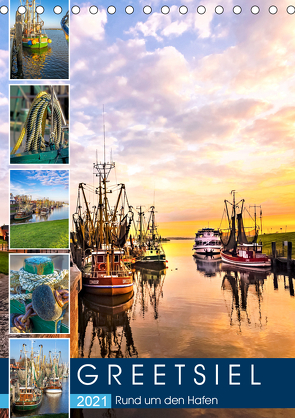 GREETSIEL Rund um den Hafen (Tischkalender 2021 DIN A5 hoch) von Dreegmeyer,  Andrea