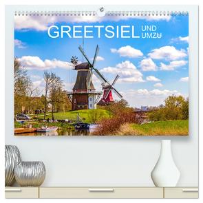 Greetsiel und Umzu (hochwertiger Premium Wandkalender 2024 DIN A2 quer), Kunstdruck in Hochglanz von Dreegmeyer,  Andrea