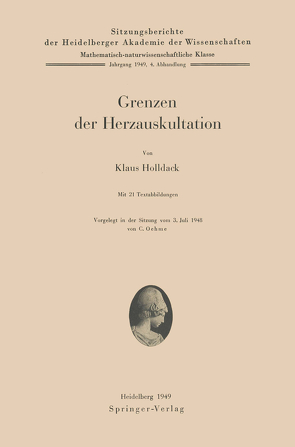 Grenzen der Herzauskultation von Holldack,  K.