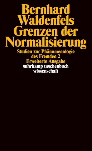 Grenzen der Normalisierung von Waldenfels,  Bernhard