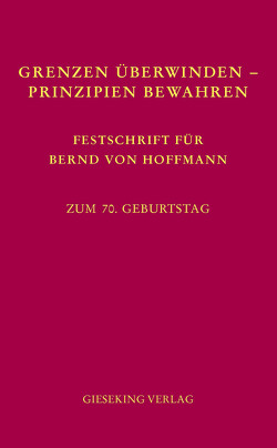 Grenzen überwinden – Prinzipien bewahren von Kronke,  Herbert, Thorn,  Karsten