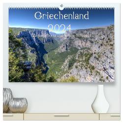 Griechenland 2024 – Zagorochoria und Vikos-Schlucht (hochwertiger Premium Wandkalender 2024 DIN A2 quer), Kunstdruck in Hochglanz von Bob,  Alexander