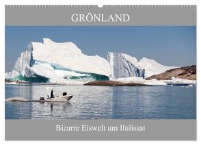 Grönland Bizarre Eiswelt um Ilulissat (Wandkalender 2024 DIN A2 quer), CALVENDO Monatskalender von Becker,  Bernd