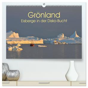 Grönland: Eisberge in der Disko Bucht (hochwertiger Premium Wandkalender 2024 DIN A2 quer), Kunstdruck in Hochglanz von Weiß,  Elmar