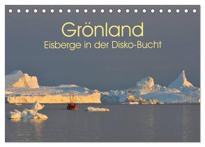 Grönland: Eisberge in der Disko Bucht (Tischkalender 2024 DIN A5 quer), CALVENDO Monatskalender von Weiß,  Elmar