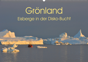 Grönland: Eisberge in der Disko Bucht (Wandkalender 2021 DIN A2 quer) von Weiß,  Elmar