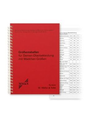 Größentabelle DOB – Damen- und Mädchengrößen – mit allen normalen und abweichenden Größen