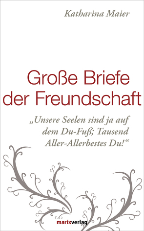 Große Briefe der Freundschaft von Maier,  Katharina