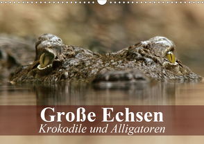 Große Echsen. Krokodile und Alligatoren (Wandkalender 2021 DIN A3 quer) von Stanzer,  Elisabeth