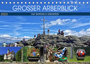 Grosser Arberblick auf Bayerisch Eisenstein (Tischkalender 2023 DIN A5 quer) von Felix,  Holger