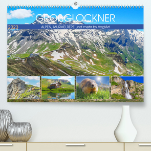 Großglockner, Alpen, Murmeltiere & mehr by VogtArt (Premium, hochwertiger DIN A2 Wandkalender 2023, Kunstdruck in Hochglanz) von VogtArt