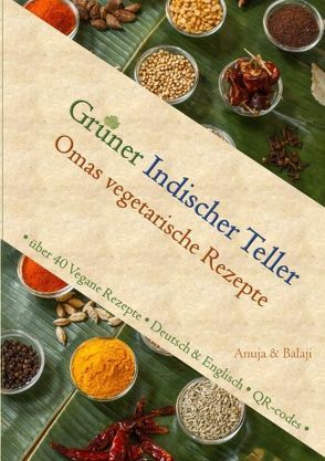 Grüner Indischer Teller von Hariharan,  Anuja, Venugopal,  Balaji