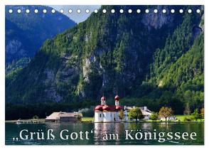 Grüß Gott am Königssee (Tischkalender 2024 DIN A5 quer), CALVENDO Monatskalender von Wilczek,  Dieter