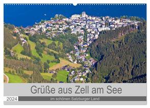 Grüße aus Zell am See (Wandkalender 2024 DIN A2 quer), CALVENDO Monatskalender von Kramer,  Christa