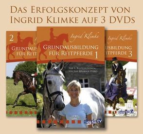 Grundausbildung des Reitpferdes 1-3 von Braun,  Gudrun, Klimke,  Ingrid, Stecken,  Paul, Vogel,  Inge, Vogel,  Thomas