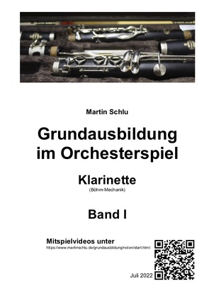 Grundausbildung im Orchesterspiel von Schlu,  Martin