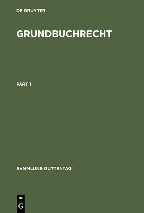 Grundbuchrecht