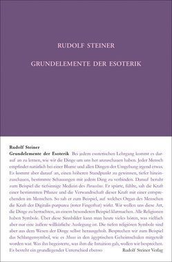 Grundelemente der Esoterik von Rudolf Steiner Nachlassverwaltung, Rudolf,  Steiner, Wiesberger,  Hella