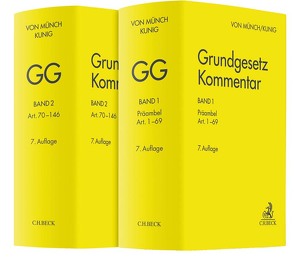 Grundgesetz-Kommentar Gesamtwerk von Arnauld,  Andreas von, Aust,  Helmut Philipp, Berger,  Ariane, Bickenbach,  Christian, Boysen,  Sigrid, Broemel,  Roland, Broß,  Siegfried, Bryde,  Brun-Otto, Edenharter,  Andrea, Ernst,  Christian, Fremuth,  Michael Lysander, Goldhammer,  Michael, Groh,  Kathrin, Gurlit,  Elke, Hanschel,  Dirk, Heck,  Daniel, Heiderhoff,  Bettina, Heintzen,  Markus, Holzner,  Thomas, Kämmerer,  Jörn Axel, Kerkemeyer,  Andreas, Kielmansegg,  Sebastian Graf von, Klafki,  Anika, Kotzur,  Markus, Kunig,  Philip, Mager,  Ute, Martini,  Mario, Martini,  Stefan, Mayer,  Karl-Georg, Meyer,  Wolfgang, Münch,  Ingo von, Riemenschneider,  Markus, Saliger,  Frank, Schwerdtfeger,  Angela, Sommermann,  Karl-Peter, Starski,  Paulina, Strasburger,  Jörg Peter, Trute,  Hans-Heinrich, Uerpmann-Wittzack,  Robert, Vasel,  Johann Justus, Wallrabenstein,  Astrid, Wendel,  Mattias, Wendt,  Rudolf, Winkler,  Daniela, Zeccola,  Marc