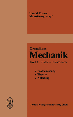 Grundkurs Mechanik von Krapf,  K.-C., Rösner,  H.