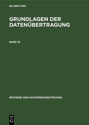 Grundlagen der Datenübertragung von Basilewitsch,  J. W., Gurow,  W. S., Jemeljanow,  G. A., Jetruchin,  N. N.