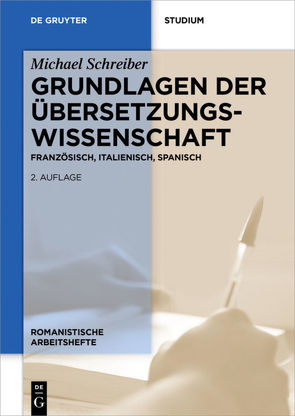 Grundlagen der Übersetzungswissenschaft von Schreiber,  Michael