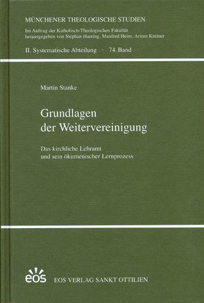 Grundlagen der Weitervereinigung von Stanke,  Martin