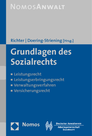 Grundlagen des Sozialrechts von Doering-Striening,  Gudrun, Richter,  Ronald