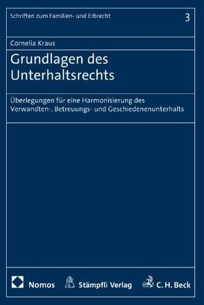 Grundlagen des Unterhaltsrechts von Kraus,  Cornelia